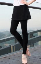 他の写真2: スカート付レギンスタイツ　黒