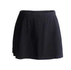 画像1: スカート付ショートパンツ　黒