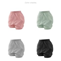 画像1: 新色登場パステルカラーもかわいい💛音も静か　ショートサウナパンツ