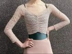 他の写真3: 新色　こんなの欲しかった〜かわいいレーストップス　長袖　2色