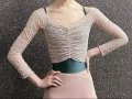 新色　こんなの欲しかった〜かわいいレーストップス　長袖　2色