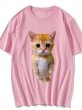 画像4: 可愛いネコのTシャツ　４色 (4)